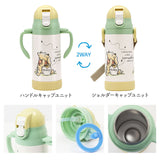 SKATER スケーター 水筒 ストロー ステンレス キャラクター 通販 超軽量 マグ ベビーマグ 350ml ボトル 両手 2WAY 保冷 子供 こども 子ども ベビー 赤ちゃん キッズ 男の子 女の子 練習