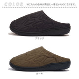 SUBU スブ サンダル 冬 通販 冬用サンダル 暖かいサンダル スリッパ スリッポン 外履き 室内履き サボサンダル ルームシューズ つっかけ 暖かい 軽い 軽量 冬用 キルティング Outline