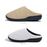 SUBU スブ サンダル 冬 通販 冬用サンダル 暖かいサンダル スリッパ スリッポン 外履き 室内履き サボサンダル ルームシューズ つっかけ 暖かい 軽い 軽量 冬用 キルティング Outline