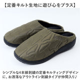 SUBU スブ サンダル 冬 通販 冬用サンダル 暖かいサンダル スリッパ スリッポン 外履き 室内履き サボサンダル ルームシューズ つっかけ 暖かい 軽い 軽量 冬用 キルティング Outline