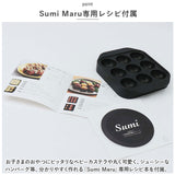 あやせものづくり研究会 タコ焼き器 卓上 調理プレート 通販 たこ焼きプレート たこ焼き器 プレート グリルプレート 一人用 炭火 炭火焼き 炭焼き 炭板 遠赤外線 レシピ付き Sumi Maru