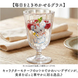 脚付きグラス 日本製 通販 グラス 脚付き ガラス製 コップ ガラスコップ カップ 透明 かわいい キャラクター レトロ おしゃれ 可愛い パフェグラス パフェカップ 190ml