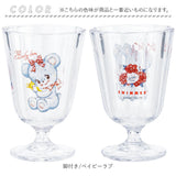 脚付きグラス 日本製 通販 グラス 脚付き ガラス製 コップ ガラスコップ カップ 透明 かわいい キャラクター レトロ おしゃれ 可愛い パフェグラス パフェカップ 190ml