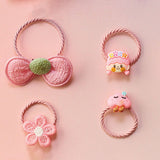 ヘアアクセサリー ヘアゴム 20個セット 通販 ヘアアクセ ゴム 髪 髪ゴム 髪留め 髪飾り リングゴム リング サン宝石 サンホ ヘアアレンジ まとめ髪 ピンク系 ピンク 子供 こども 子ども