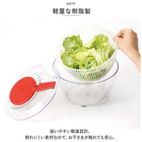 ヴィヴ viv 野菜 水切り 通販 サラダスピナー Lサイズ 野菜水切り器 野菜水切り サラダ ボウル ザル 洗いやすい 大きめ 台所用品 水切りかご シンプル おしゃれ キッチン雑貨 日本製