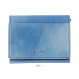 SOLATINA ソラチナ 三つ折り財布 SW-70104 通販 三つ折り 財布 お財布 さいふ コンパクトウォレット ウォレット 革 レザー マーブルレザー 本革 高級感 コンパクト 薄い 軽量 軽い 札入れ