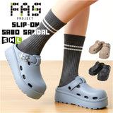 厚底 スリッポン レディース 通販 サボサンダル 厚底スリッポン 厚底サンダル 厚底サボサンダル EVAサンダル eva サンダル 靴 シューズ 軽量 軽い 履きやすい fasproject 朝倉商会