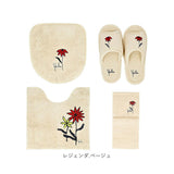 sybilla シビラ トイレマット 4点セット 通販 60cm レジェンダ トイレ4点セット トイレフタカバー スリッパ トイレットペーパーホルダーカバー トイレカバー 洗浄暖房 トイレ蓋カバー