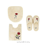 sybilla シビラ トイレマット 3点セット 通販 80cm レジェンダ トイレ3点セット ロングマット フタカバー スリッパ トイレカバー 洗浄暖房 トイレセット トイレ蓋カバー トイレスリッパ