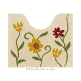シビラ トイレマット Sybilla 通販 トイレ マット のみ ミニトイレマット 50×60cm 洗える 小さめ 小さい ミニ 滑りにくい かわいい 可愛い おしゃれ 花柄 フラワーガーデン トイレタリー