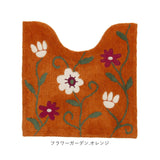 シビラ トイレマット Sybilla 通販 トイレ マット のみ 大きめ 60×60cm 洗える 滑りにくい かわいい 可愛い おしゃれ 花柄 フラワーガーデン トイレタリー トイレファブリック