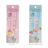 キャラクター タッチペン ボールペン 通販 2WAY ディスク付きタッチペン 油性ボールペン 黒色 黒 油性 油性ペン ディスク付き 透明 ディスク キャラ かわいい お絵かき おえかき お絵描き