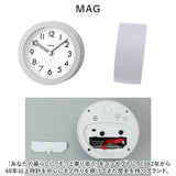 置き時計 アナログ おしゃれ 通販 手のひらサイズの目覚まし時計 MAG T-640 ルント 置時計 時計 目覚まし時計 めざまし時計 めざましとけい アラームクロック 見やすい 寝室 かわいい