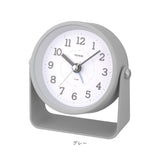 MAG マグ 目覚まし時計 通販 目覚し 時計 アラームクロック めざまし時計 置時計 置き時計 クロック 電子音アラーム アナログ 連続秒針 ライト スヌーズ アラーム 角度調整 見やすい