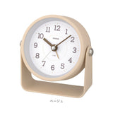 MAG マグ 目覚まし時計 通販 目覚し 時計 アラームクロック めざまし時計 置時計 置き時計 クロック 電子音アラーム アナログ 連続秒針 ライト スヌーズ アラーム 角度調整 見やすい