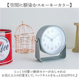 MAG マグ 目覚まし時計 通販 目覚し 時計 アラームクロック めざまし時計 置時計 置き時計 クロック 電子音アラーム アナログ 連続秒針 ライト スヌーズ アラーム 角度調整 見やすい