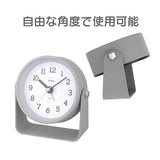 MAG マグ 目覚まし時計 通販 目覚し 時計 アラームクロック めざまし時計 置時計 置き時計 クロック 電子音アラーム アナログ 連続秒針 ライト スヌーズ アラーム 角度調整 見やすい