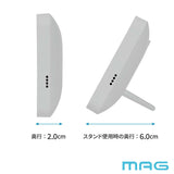 mag 電波時計 T797 通販 ノア精密 デジタル時計 湿度計 温度計 デジタル温度計 デジタル湿度計 デジタル置時計 デジタル置き時計 置き掛け兼用 おきかけ両用 大きい 電池式 おしゃれ LGYZ