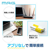 無線LAN時計 mag T801 通販 ノア精密 デジタル時計 湿度計 温度計 カレンダー時計 デジタル温度計 デジタル湿度計 デジタル置時計 デジタル置き時計 置き掛け兼用 おきかけ両用 大きい