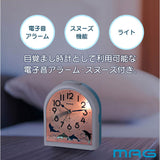 mag 目覚まし時計 子供 T807 通販 ノア精密 非電波 目覚し時計 置き時計 置時計 アラーム時計 目覚まし 時計 卓上時計 アナログ 電池式 かわいい おしゃれ スヌーズ 男の子 女の子