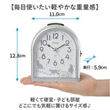 mag 目覚まし時計 子供 T807 通販 ノア精密 非電波 目覚し時計 置き時計 置時計 アラーム時計 目覚まし 時計 卓上時計 アナログ 電池式 かわいい おしゃれ スヌーズ 男の子 女の子