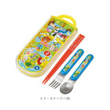 トリオセット 男の子 女の子 通販 お箸セット 子供 トリオ キャラクター かわいい ディズニー プリンセス カトラリーセット お弁当 幼稚園 保育園 遠足 運動会 食洗機 OK SKATER