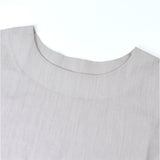 高島ちぢみ レディース 通販 日本製 Tシャツ 7分袖 カットソー 七分袖 トップス 無地 ゆったり 春夏 春秋 高島縮 女性 婦人服 ミセス シニア 40代 50代 クルーネック 丸首 60代 70代