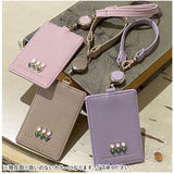 パスケース リール付き 通販 リールパスケース ストラップ付き 定期券入れ 定期入れ リール レディース 大人 ICカード 通勤 通学 ICカード ケース カードケース IDケース かわいい 可愛い