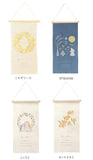 タペストリー 通販 刺繍 壁掛け 飾り 布 装飾 季節 壁面 掛け軸 ディスプレイ オーナメント おしゃれ お洒落 かわいい 可愛い 玄関 リビング インテリア ナチュラル シンプル コンパクト