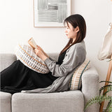 クッション おしゃれ 通販 円形クッション 丸型クッション フロアクッション シンプル お洒落 かわいい カジュアル 円形 丸方 持ち運び テレワーク おうち時間 オフィス リビング