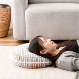 クッション おしゃれ 通販 円形クッション 丸型クッション フロアクッション シンプル お洒落 かわいい カジュアル 円形 丸方 持ち運び テレワーク おうち時間 オフィス リビング