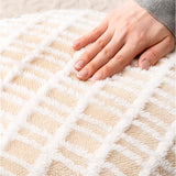 クッション おしゃれ 通販 円形クッション 丸型クッション フロアクッション シンプル お洒落 かわいい カジュアル 円形 丸方 持ち運び テレワーク おうち時間 オフィス リビング