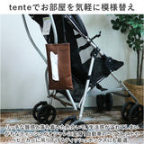 ティッシュカバー tente 通販 ソフトパックティッシュケース ティッシュホルダー 吊り下げ ショルダー長さ調整可能 壁掛け 縦型 横型 車内 ベビーカー ぶら下げ リビング おしゃれ