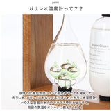 茶谷産業 温度計 ストームグラス 通販 温度計＆ストームグラス 置物 卓上 オブジェ 飾り オーナメント デコレーション サイエンス 科学 ブラウン おしゃれ かわいい ギフト 贈り物