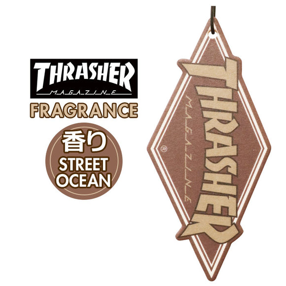 芳香剤 吊り下げ 通販 ストリートオーシャン エアフレッシュナー エアーフレッシュナー THRASHER スラッシャー ペーパーフレグランス ルームフレグランス フレグランス 吊り下げ式 消臭
