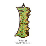 芳香剤 吊り下げ 通販 カントリーココナッツ エアフレッシュナー エアーフレッシュナー THRASHER スラッシャー ペーパーフレグランス ルームフレグランス フレグランス 吊り下げ式 消臭