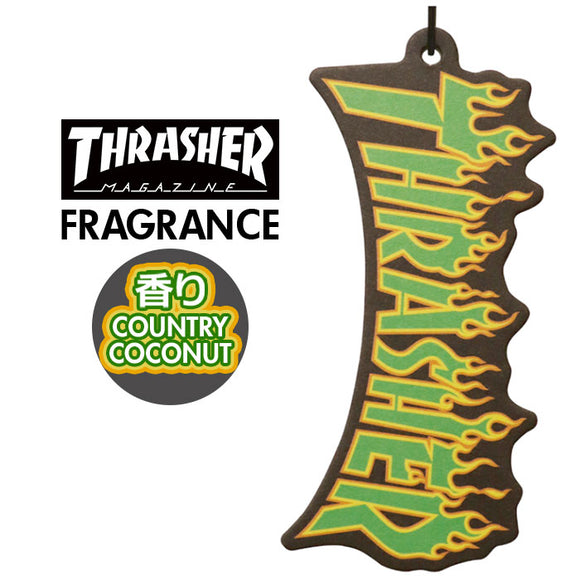 芳香剤 吊り下げ 通販 カントリーココナッツ エアフレッシュナー エアーフレッシュナー THRASHER スラッシャー ペーパーフレグランス ルームフレグランス フレグランス 吊り下げ式 消臭