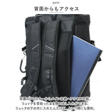 スクエア型 バックパック スクールリュック 通販 リュックサック リュック デイパック ビジネスリュック A3 収納 スクエア PC収納 23L 軽量 男女兼用 レディース メンズ パスケース付き
