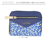 ローラアシュレイ 財布 TLPM-01 通販 二つ折り財布 2つ折り財布 ミニ財布 コンパクト財布 ラウンドファスナー レディース 小銭入れ コインケース 札入れ カードケース カード入れ