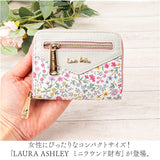 ローラアシュレイ 財布 TLPM-01 通販 二つ折り財布 2つ折り財布 ミニ財布 コンパクト財布 ラウンドファスナー レディース 小銭入れ コインケース 札入れ カードケース カード入れ