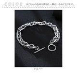 ブレスレット 2連 通販 ダイヤモンドハーツ blt-0050 Diamond Hearts レディース ２連チェーン マンテルブレスレット 腕輪 チェーン 女性 男性 誕生日 彼女 おしゃれ かわいい 大人