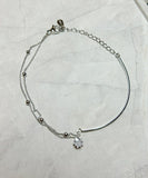 ブレスレット 2連 レディース 通販 ダイヤモンドハーツ blt-0230 Diamond Hearts アクセサリー 2連チェーンブレスレット 五角星モチーフ 腕輪 チェーン 細め 女性 誕生日 おしゃれ