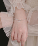 ブレスレット 2連 レディース 通販 ダイヤモンドハーツ blt-0230 Diamond Hearts アクセサリー 2連チェーンブレスレット 五角星モチーフ 腕輪 チェーン 細め 女性 誕生日 おしゃれ