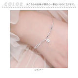 ブレスレット 2連 レディース 通販 ダイヤモンドハーツ blt-0230 Diamond Hearts アクセサリー 2連チェーンブレスレット 五角星モチーフ 腕輪 チェーン 細め 女性 誕生日 おしゃれ