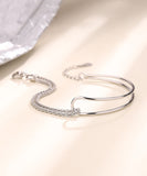 ブレスレット レディース 通販 ダイヤモンドハーツ blt-0430 Diamond Hearts アクセサリー メッシュチェーンダブルラインブレスレット 腕輪 女性 誕生日 おしゃれ かわいい 大人 可愛い