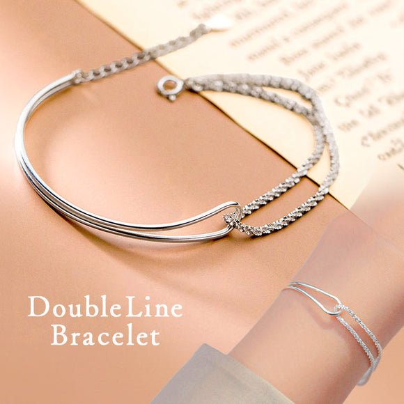 ブレスレット レディース 通販 ダイヤモンドハーツ blt-0430 Diamond Hearts アクセサリー メッシュチェーンダブルラインブレスレット 腕輪 女性 誕生日 おしゃれ かわいい 大人 可愛い