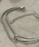 ブレスレット レディース 通販 ダイヤモンドハーツ blt-0430 Diamond Hearts アクセサリー メッシュチェーンダブルラインブレスレット 腕輪 女性 誕生日 おしゃれ かわいい 大人 可愛い