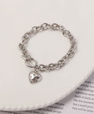 ブレスレット ハート 通販 レディース ハートブレスレット チェーンブレスレット マンテルブレスレット アクセサリー アクセ Diamond Hearts ダイヤモンドハーツ ハートチャーム かわいい