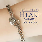 ブレスレット ハート 通販 レディース ハートブレスレット チェーンブレスレット マンテルブレスレット アクセサリー アクセ Diamond Hearts ダイヤモンドハーツ ハートチャーム かわいい