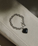 ブレスレット ハート 通販 レディース ハートブレスレット チェーンブレスレット マンテルブレスレット アクセサリー アクセ Diamond Hearts ダイヤモンドハーツ ハートチャーム かわいい